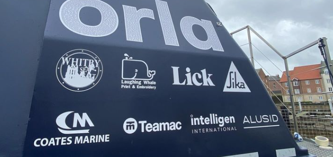 Orla Lifeboat in Teamac Marine Gloss