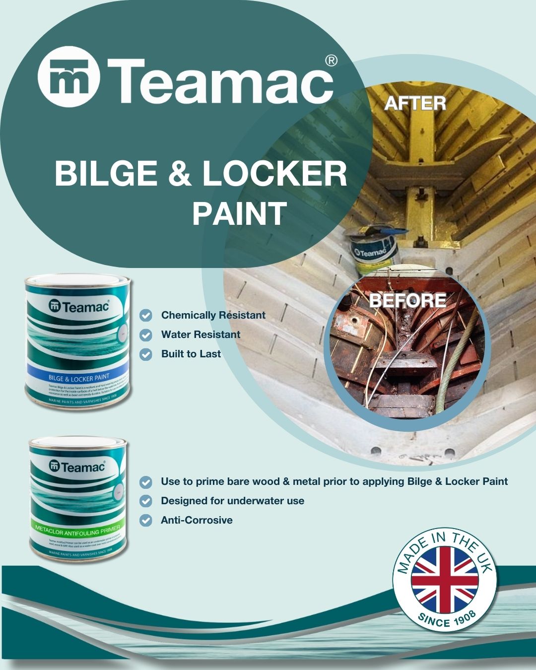 Teamac Bilge and Locker Paint System