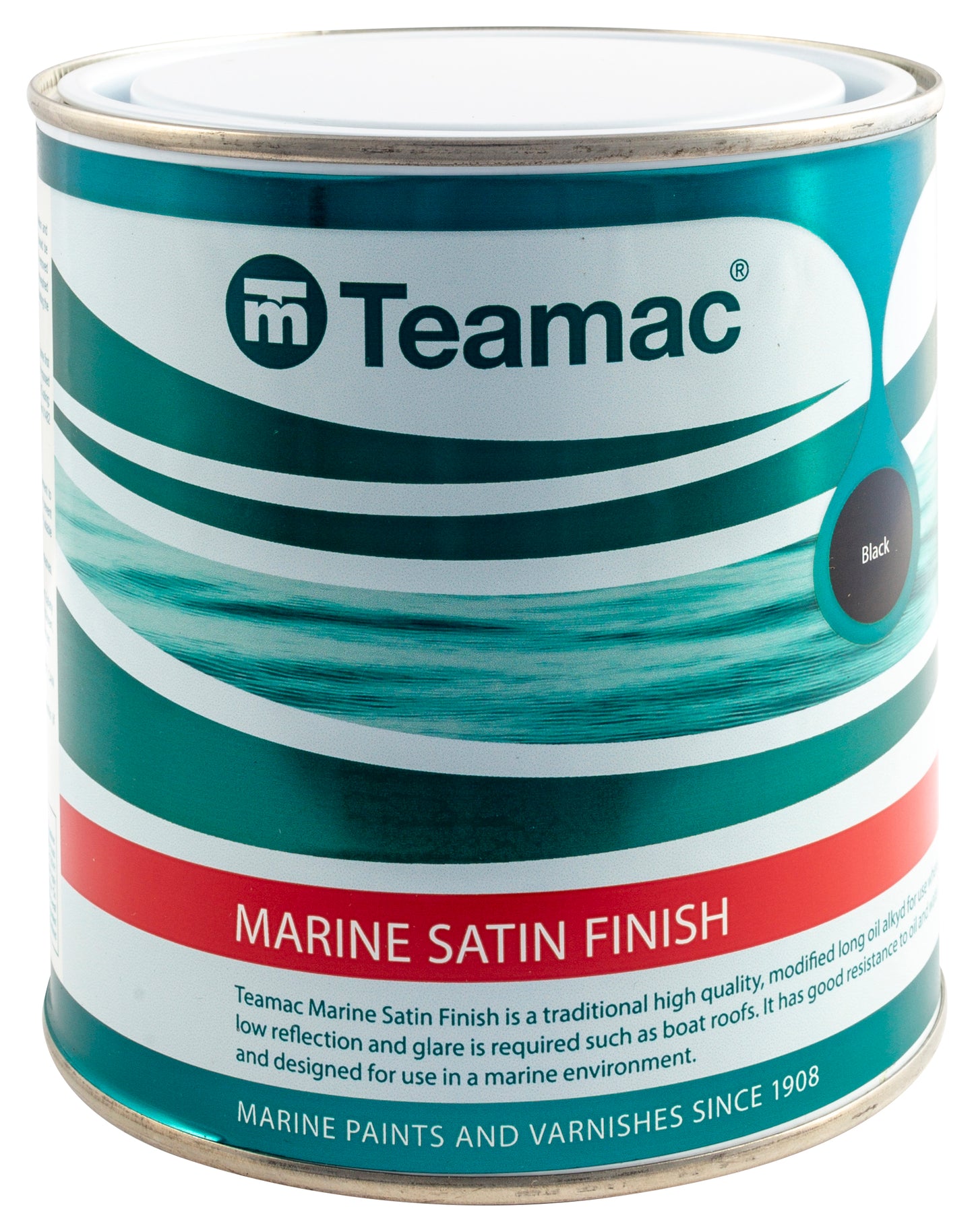 Teamac Marine Gunnel Paint Satin Finish 1L
