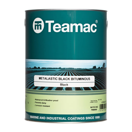 Teamac Metalastic Black Bituminous 2.5L