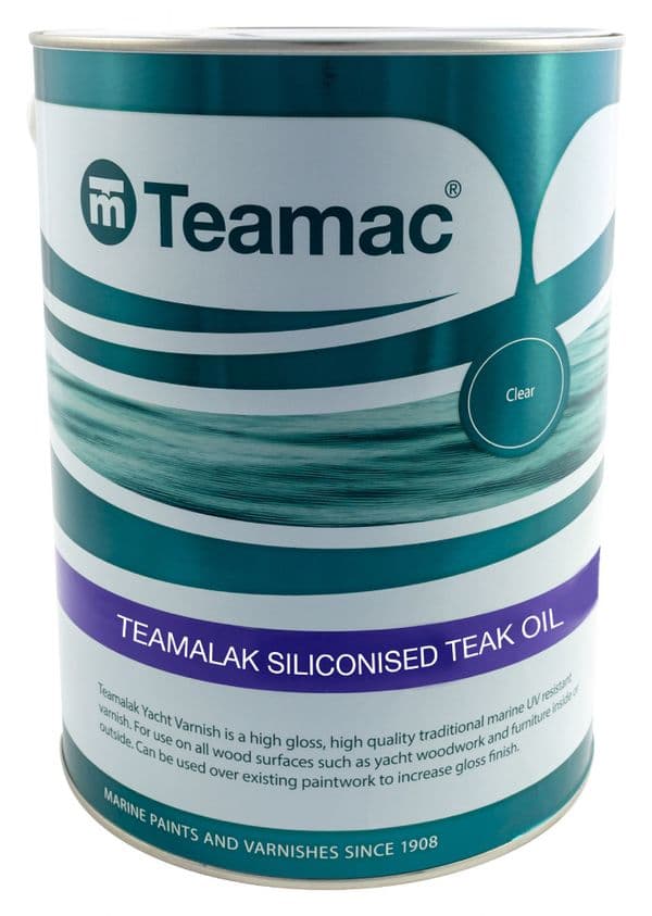 Teamalak Siliconised Teak Oil 1L