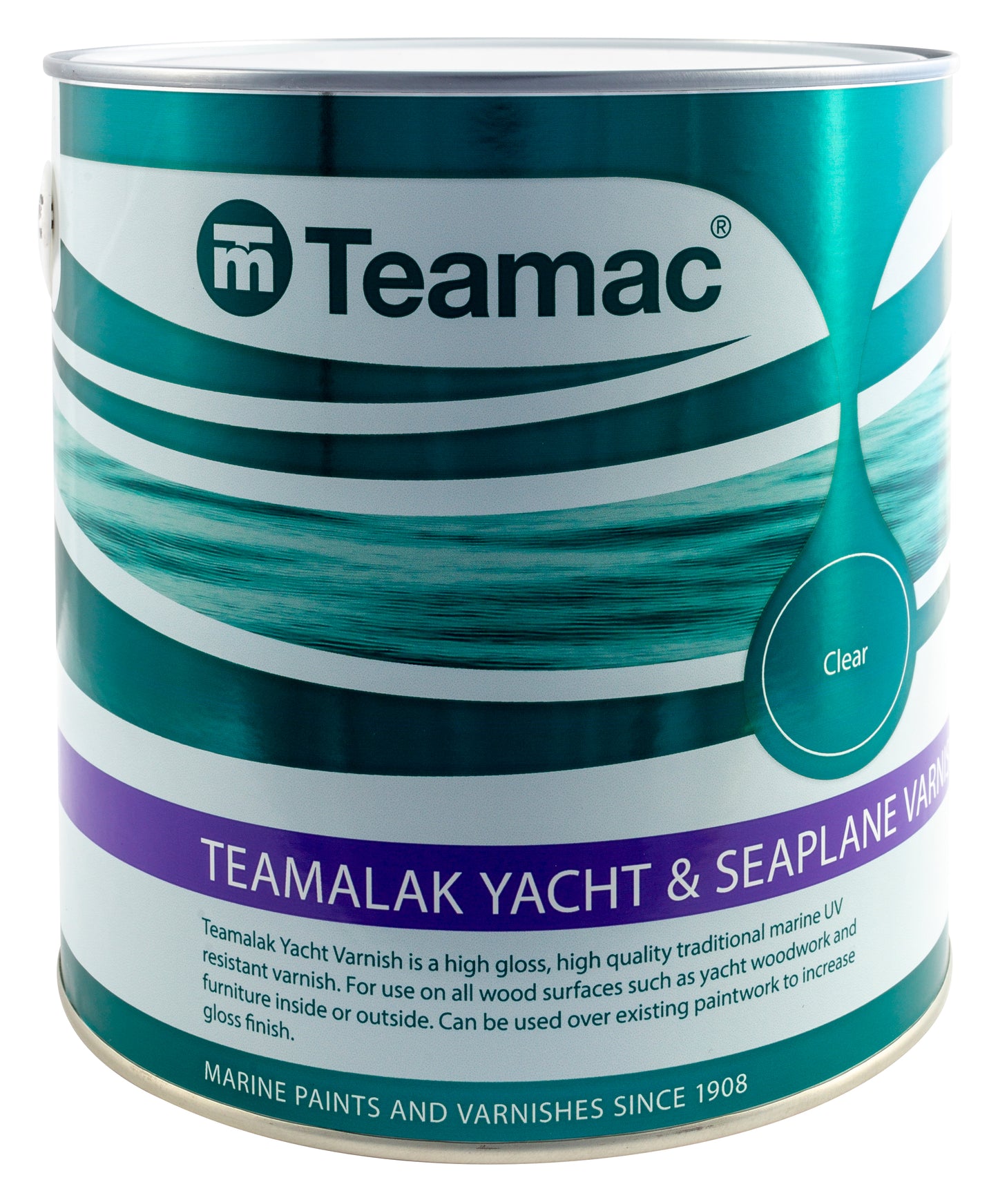 Teamalak UV-Resistant Yacht & Seaplane Varnish 2.5L