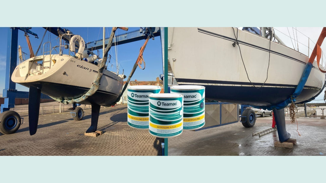Teamac Antifouling Before and After Launch