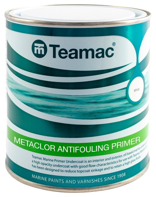 Teamac Metaclor Antifouling Primer 2.5L in Grey