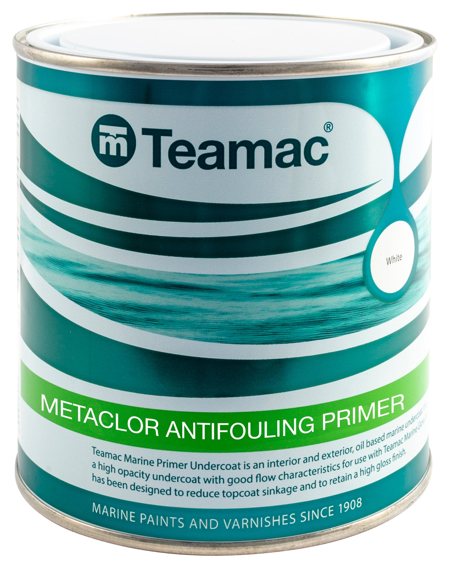 Teamac Metaclor Antifouling Primer 5L in Grey